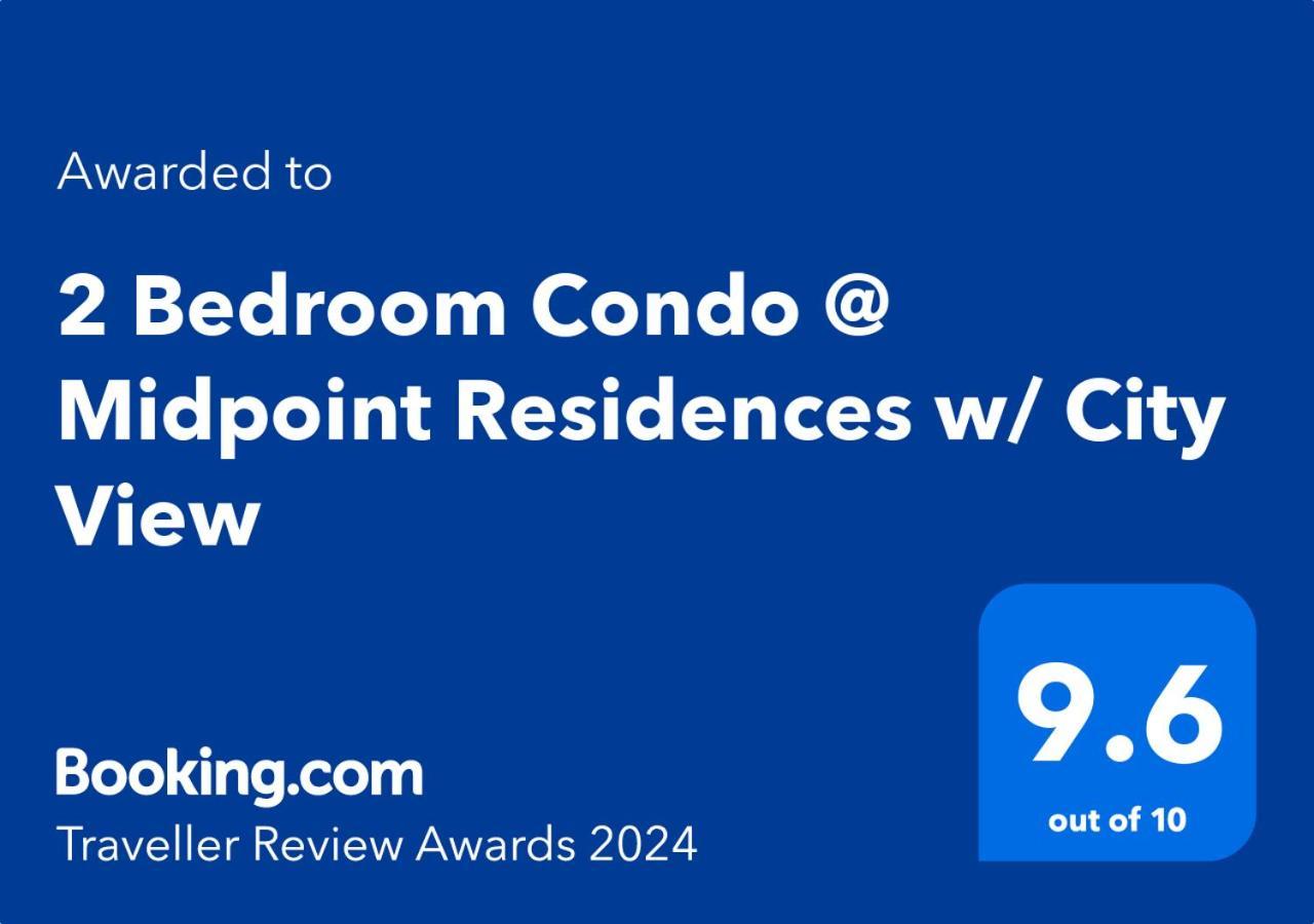 מנדאוה סיטי 2 Bedroom Condo @ Midpoint Residences W/ City View מראה חיצוני תמונה